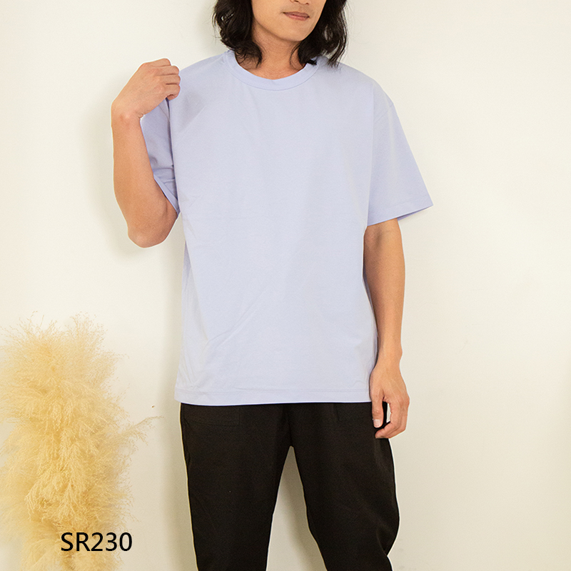 SR230 頂級重磅寬版落肩涼感抗菌T恤款式 12